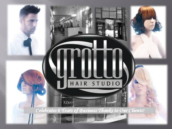 Grotto Hair Studio thanks their clients for the past 6 years of successful business! 