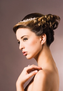 A tiara adds the perfect princess sparkle to any updo. 